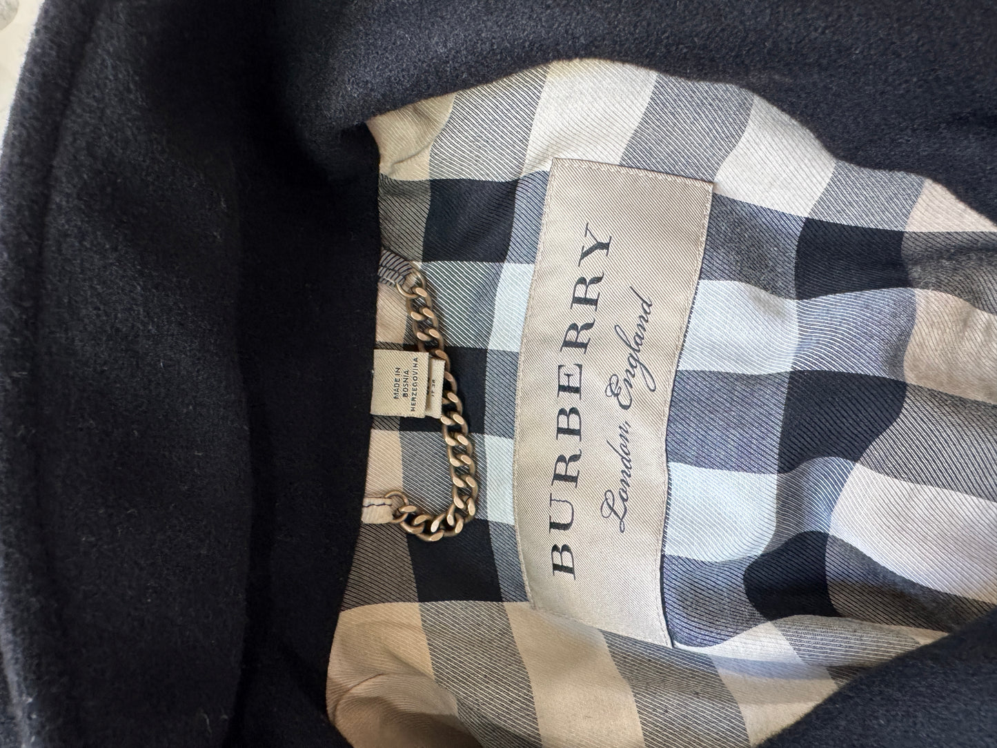 Burberry wool coat, 4