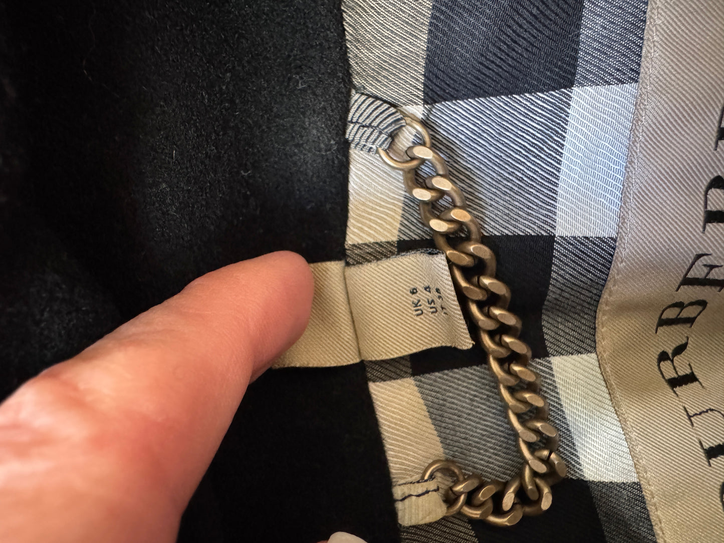 Burberry wool coat, 4