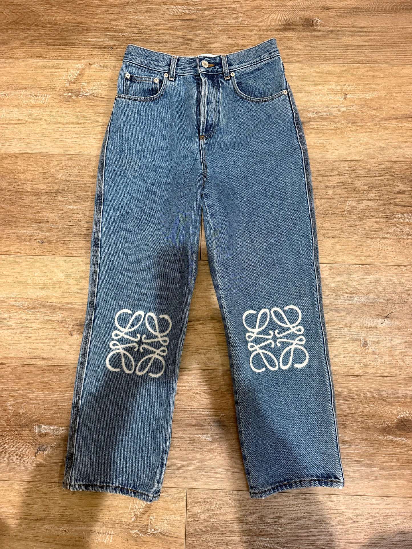 Loewe jeans, 36 (cropped, straight leg)