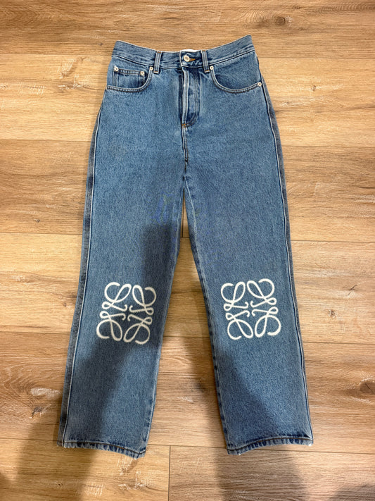 Loewe jeans, 36 (cropped, straight leg)