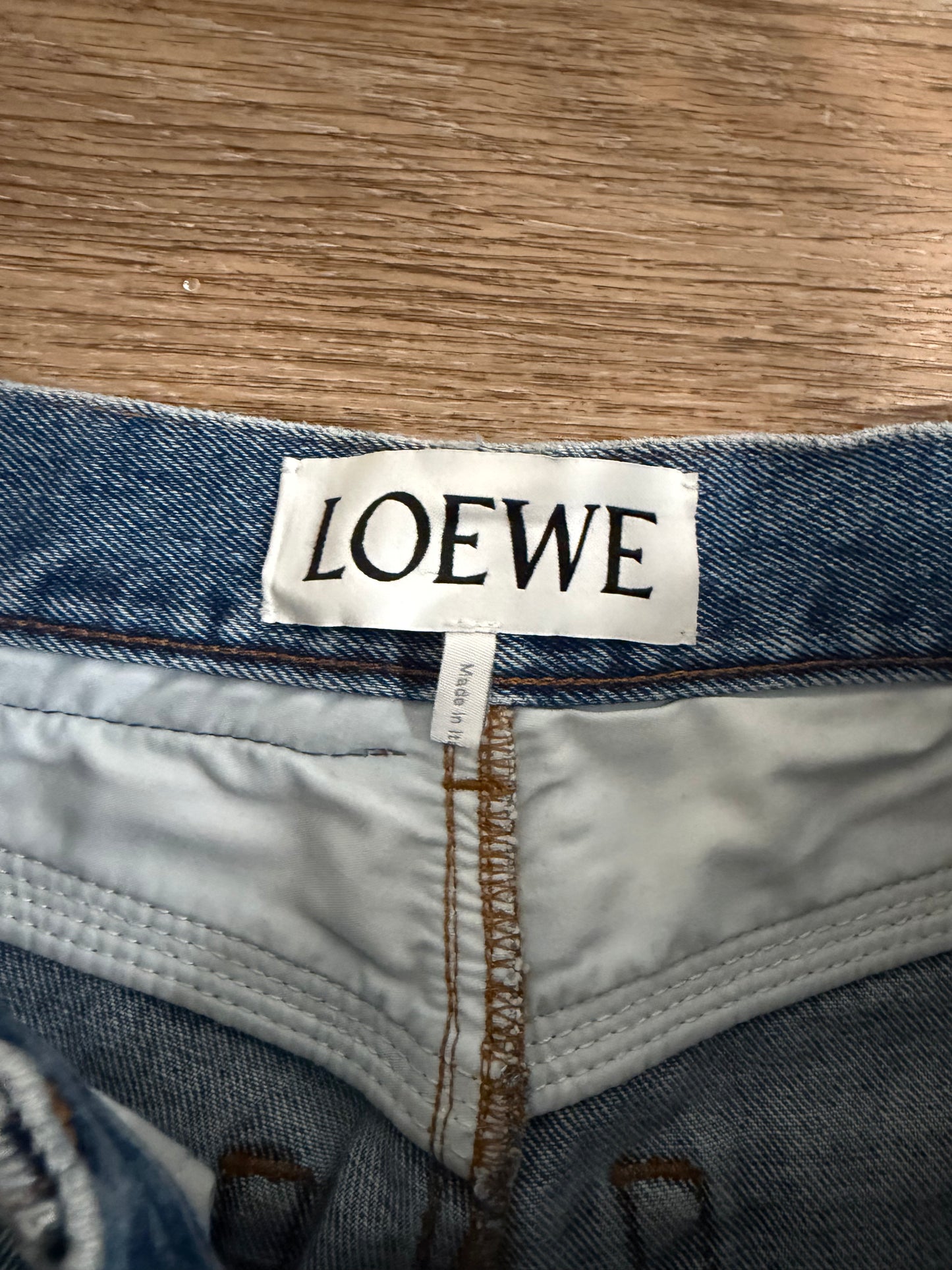 Loewe jeans, 36 (cropped, straight leg)