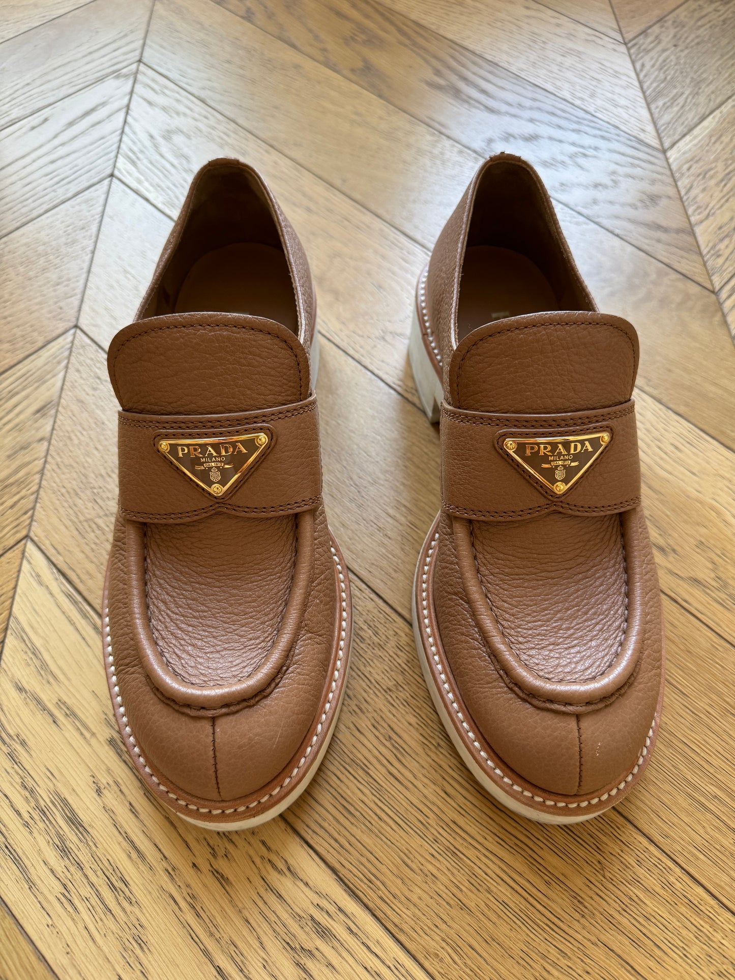 Prada Loafer 37.5 (runs big I’m a 38.5)