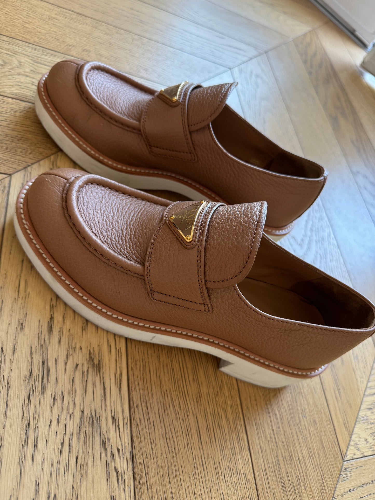 Prada Loafer 37.5 (runs big I’m a 38.5)