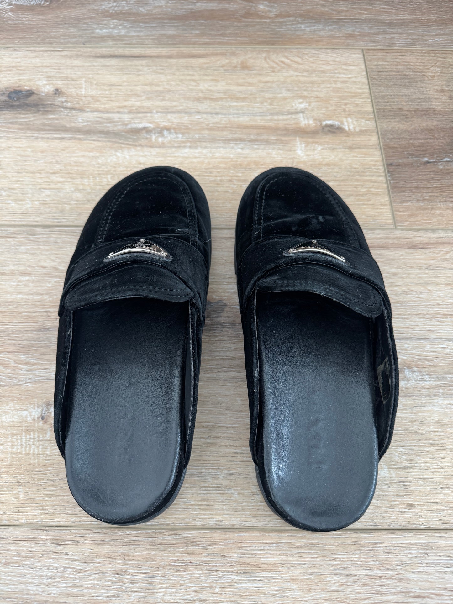 Prada Velvet Loafer, 38