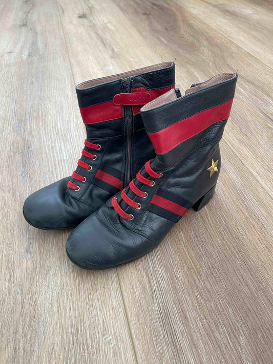 Girls Gucci Combat Boots size 33