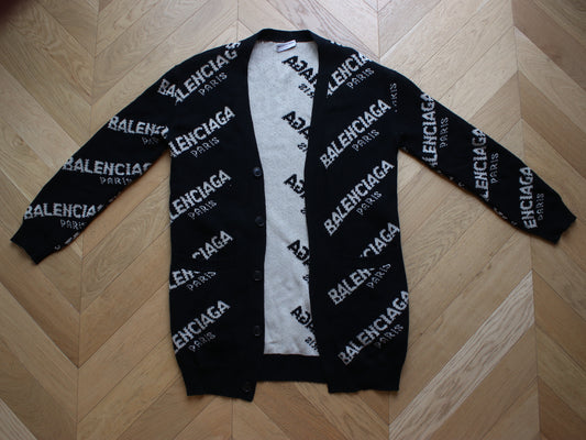 Balenciaga Logo Cardigan size XS