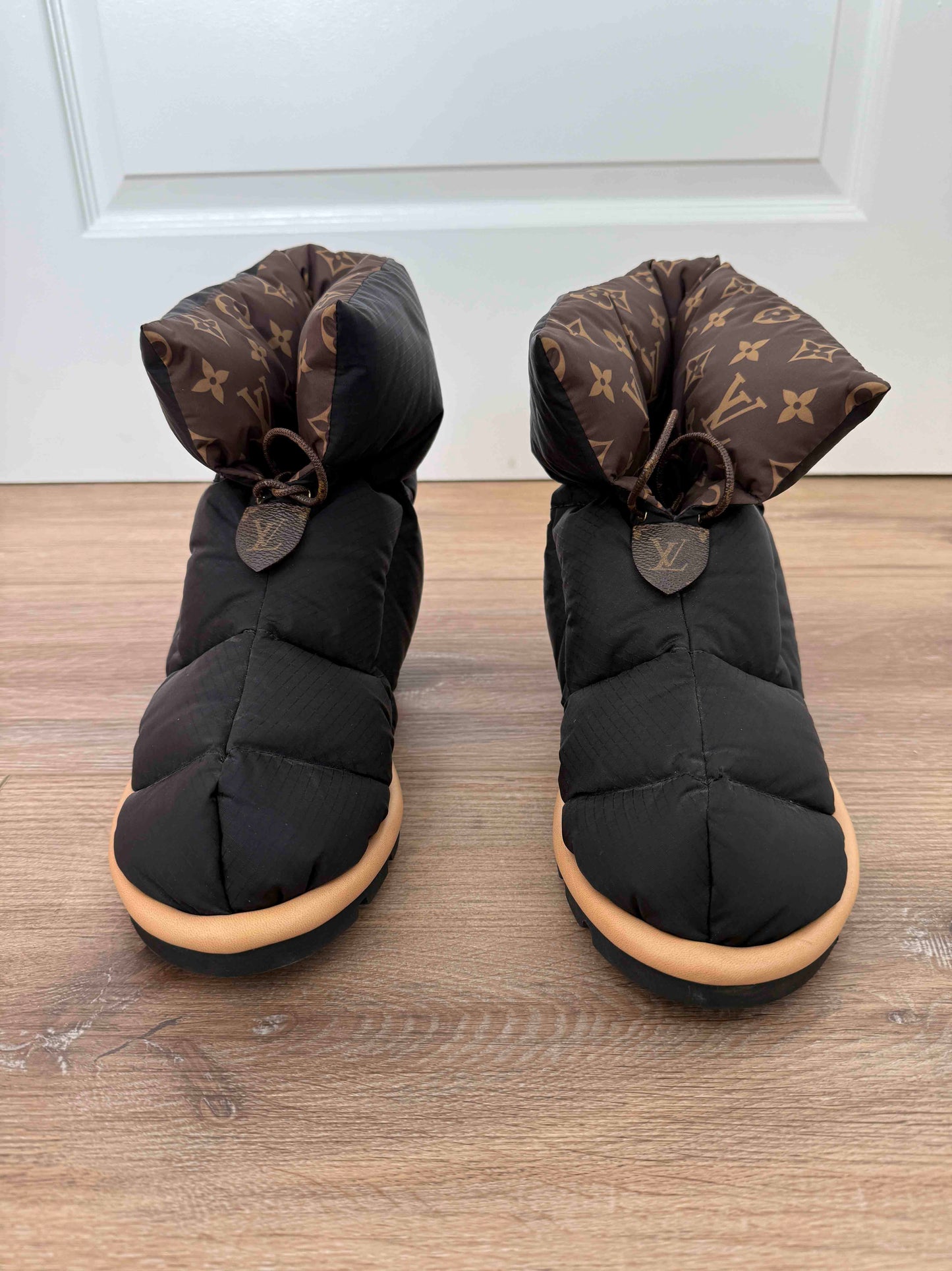 Louis Vuitton Nylon Monogram Boot, 38