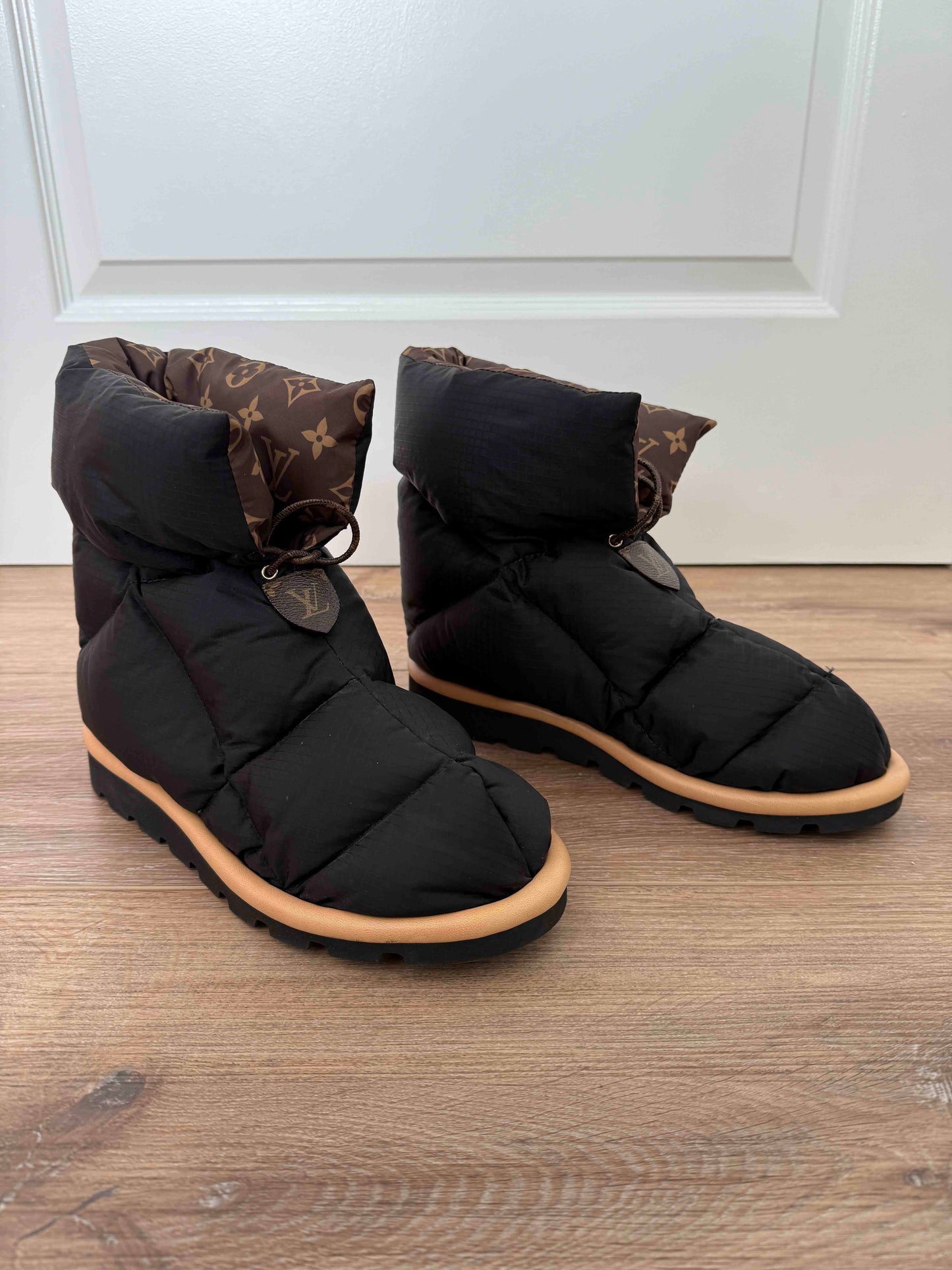 Louis Vuitton Nylon Monogram Boot, 38