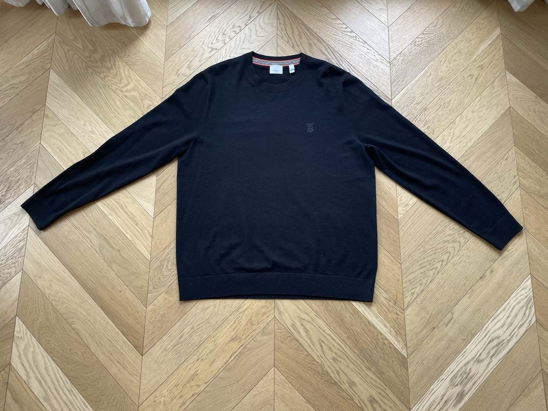 Mens Burberry Black Sweater