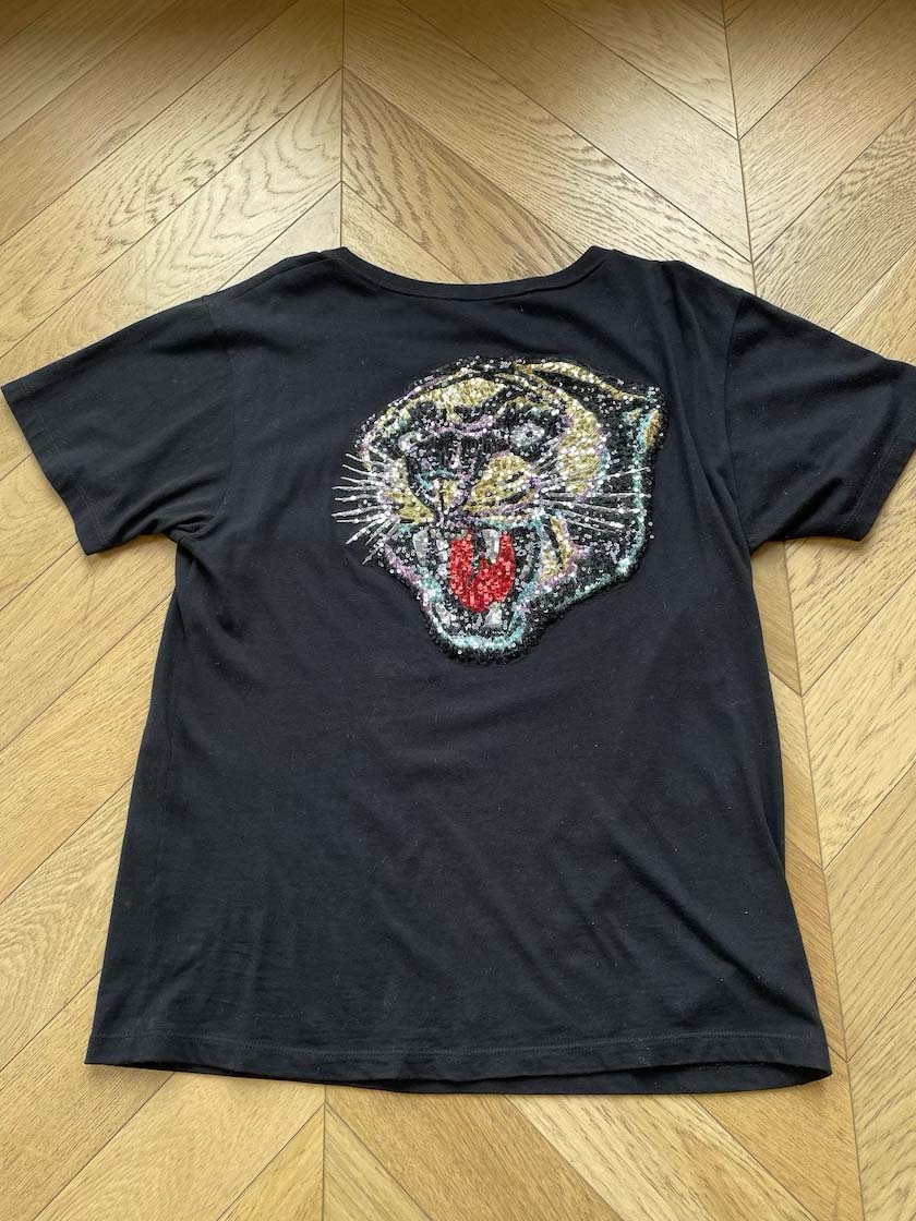 Gucci Sparkle Logo Tee, Small