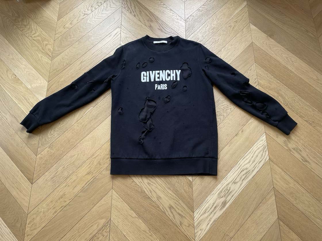 Givenchy Distressed Women's Sweater, XS