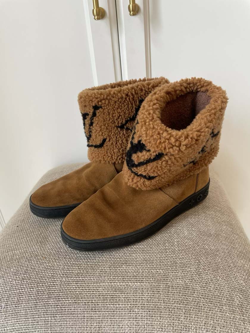 Louis Vuitton Shearling Boots, 36