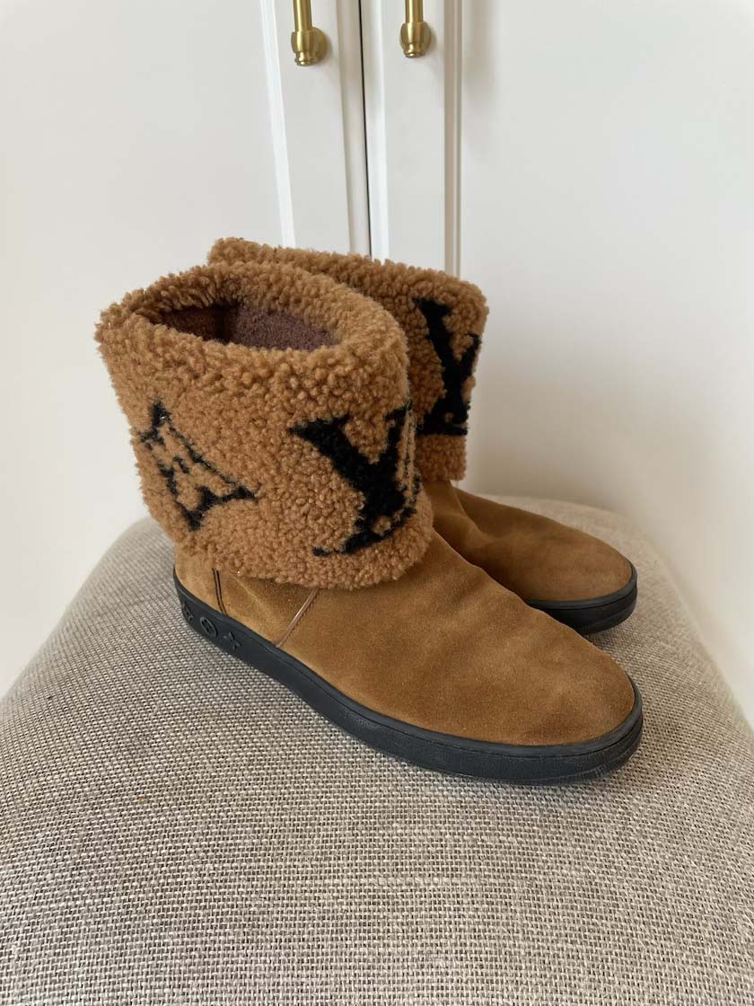 Louis Vuitton Shearling Boots, 36