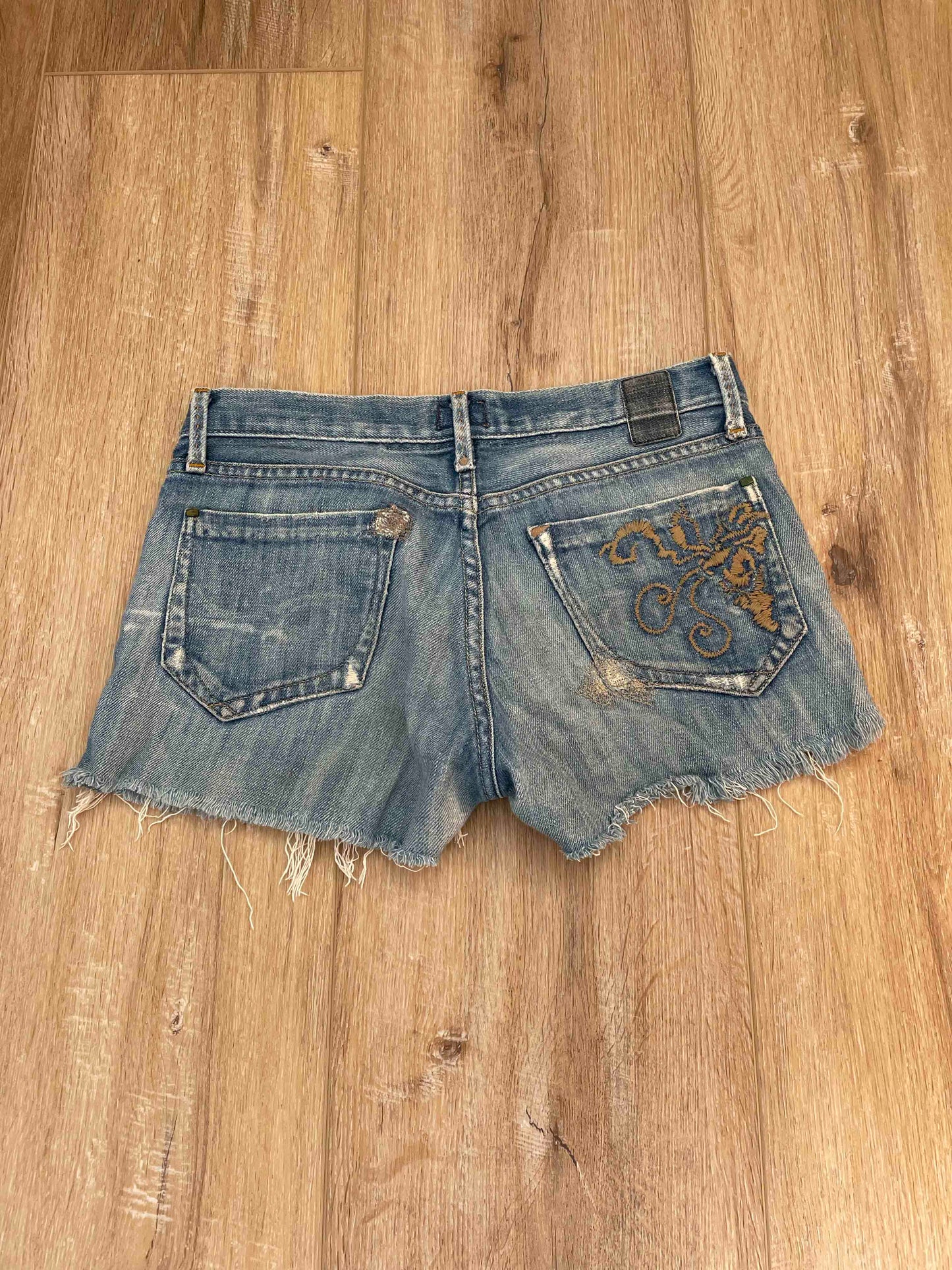 GOLDSIGN Denim Shorts, 25