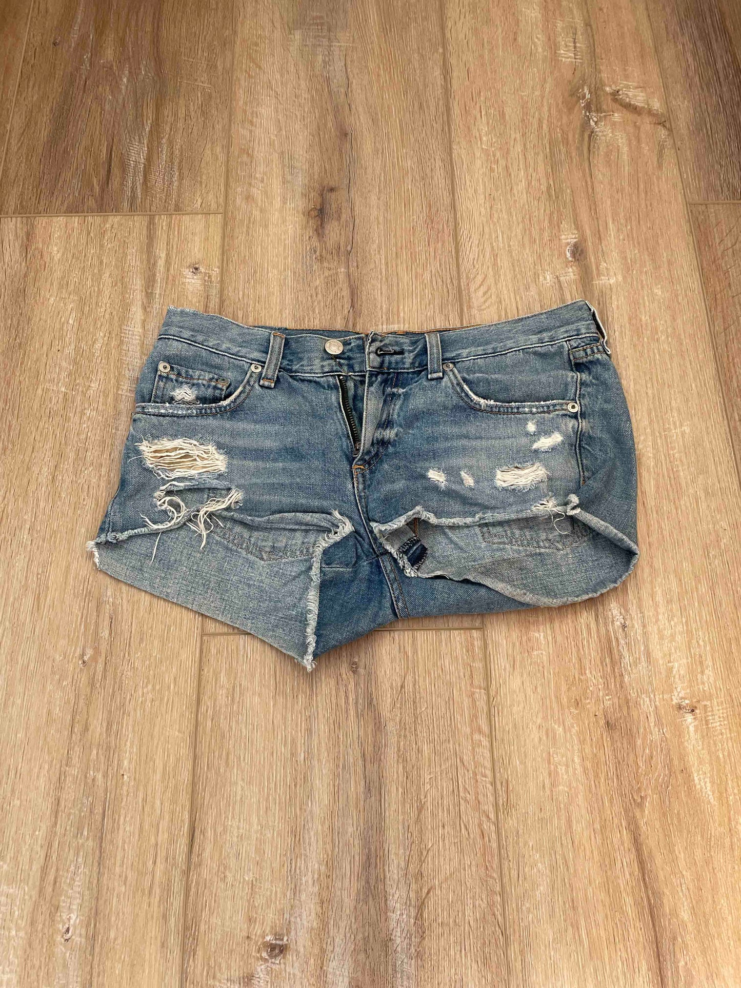 Rag & Bone Distressed Denim Shorts