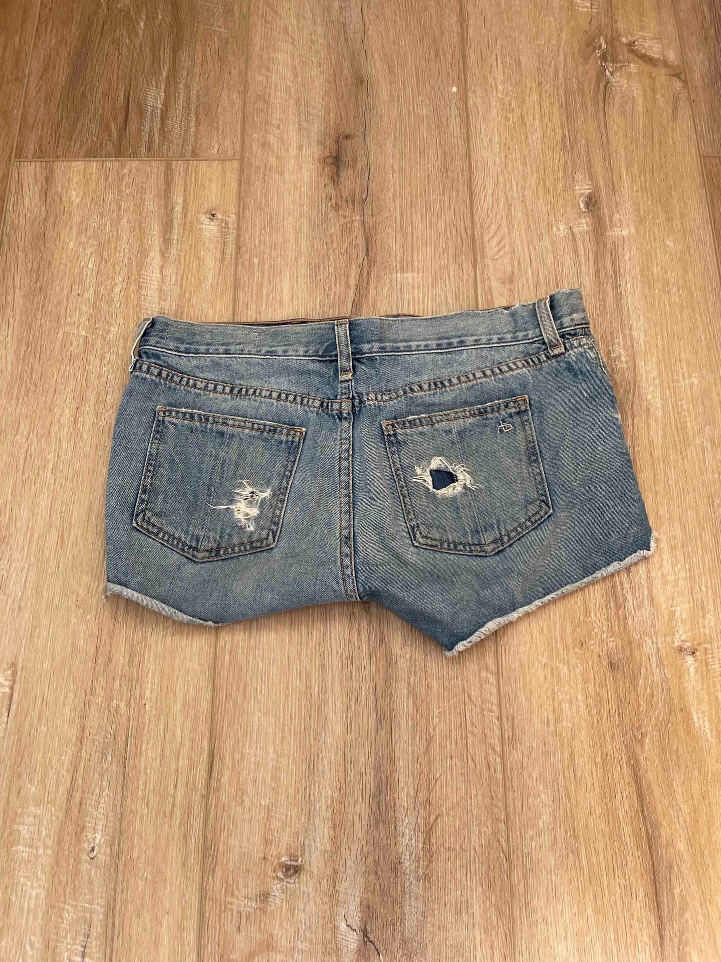 Rag & Bone Distressed Denim Shorts