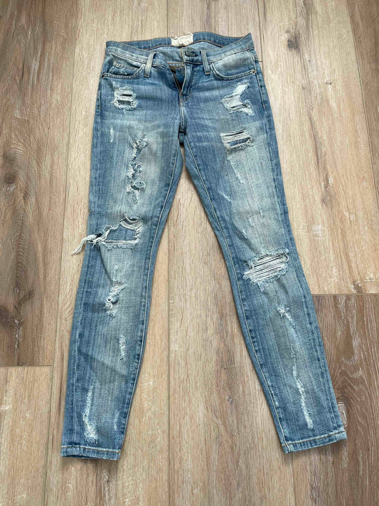 Current Elliot Distressed Jeans, 24