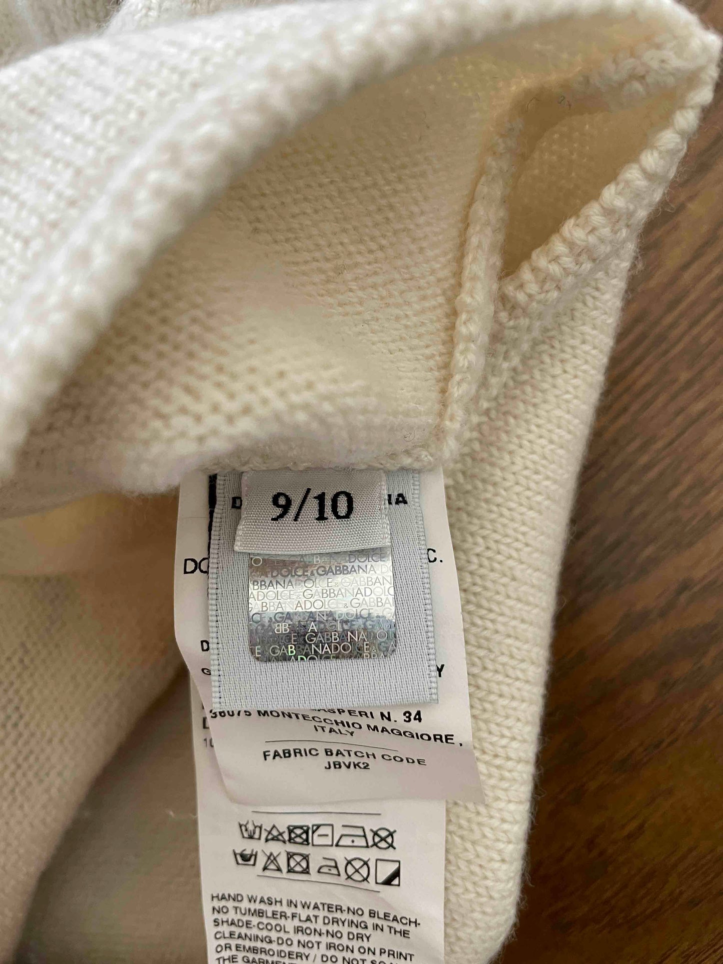 Dolce Cop Sweater, 10 Year old