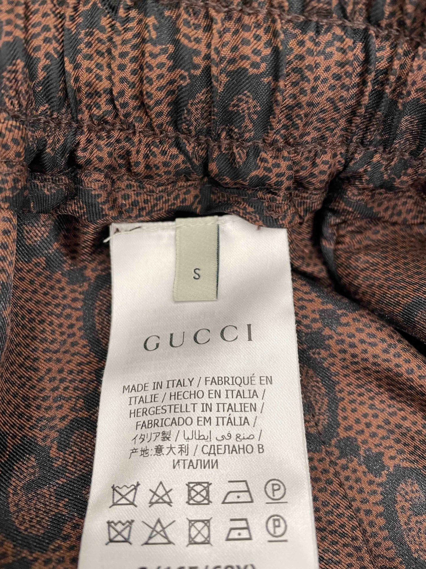 gucci jogger pants, small